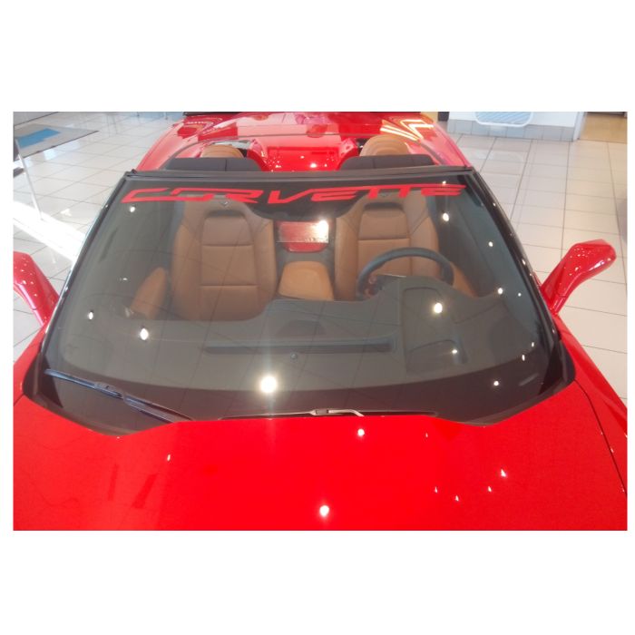 14-19 "Corvette" Windshield Banner Decal