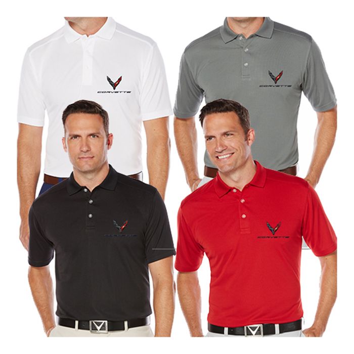 2020 Corvette Callaway Dry Core Polo Shirt