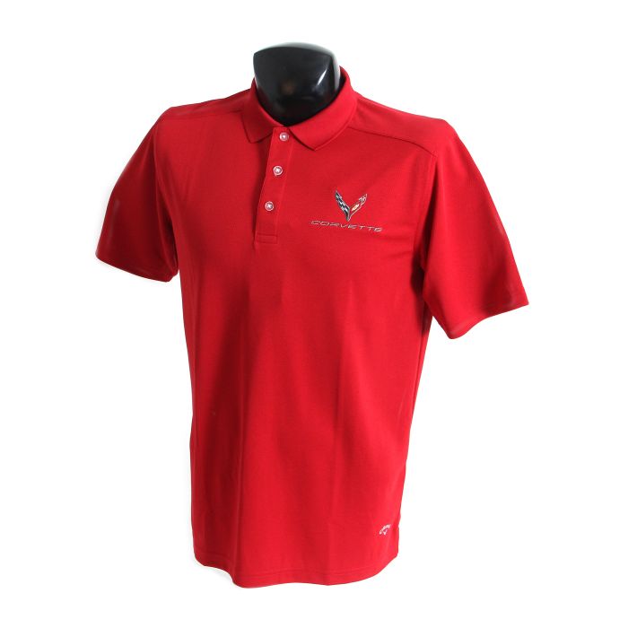 2020 Corvette Callaway Dry Core Polo Shirt