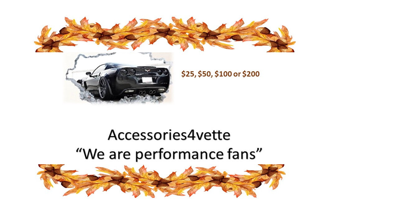 Accessories4Vette Gift Card