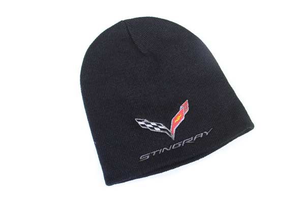 C7 Corvette Knit Pullover Beanie