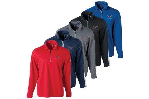 C7 Corvette Men's Under Armour Qualifier Quarter Zip Jacket