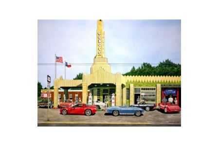 Caravan Stop - Dana Forrester Print