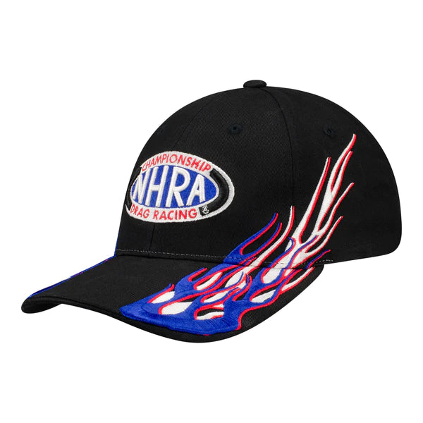 NHRA Shadow Flame Hat w/Blue Flames