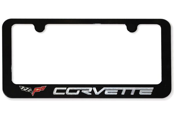 05-13 Color Matched Billet C6 License Plate Frame