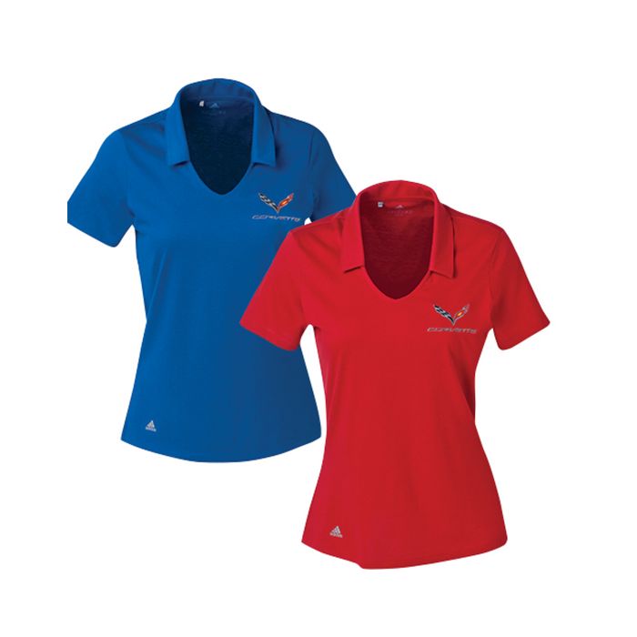 C7 Corvette Ladies Adidas Polo