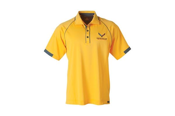 Mens C7 Corvette Racing Aloha Snag Resistant Polo Shirt