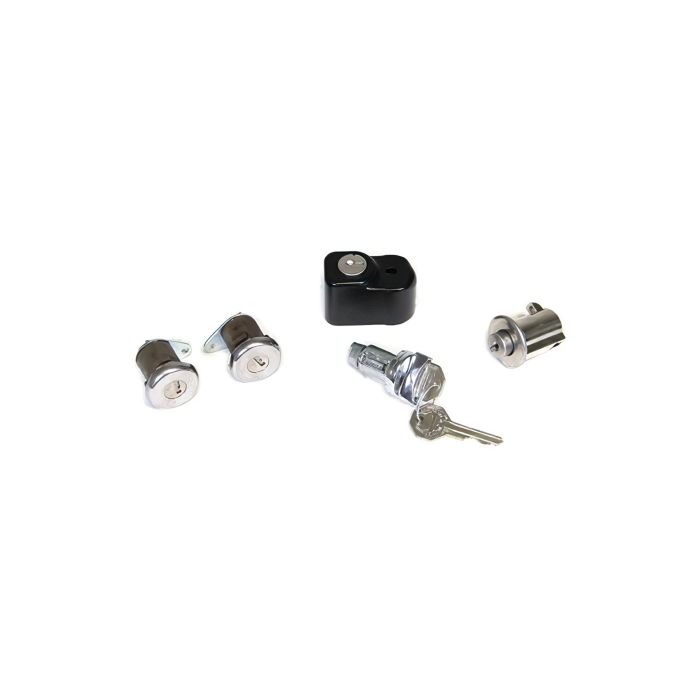 63 Deluxe Lock Set w/Spare Tire Lock