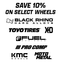 Save 10% Off Select Wheels