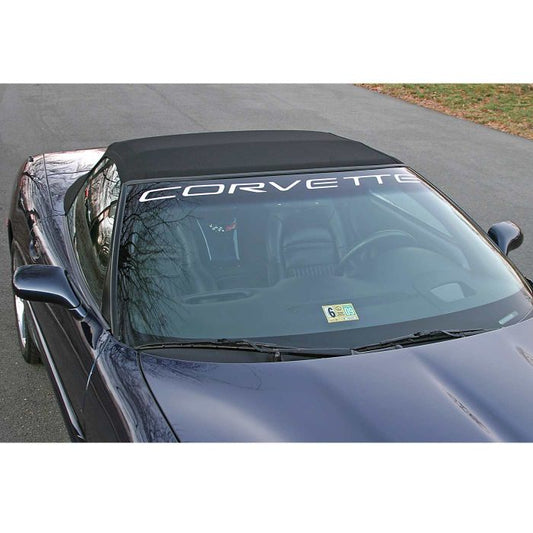 97-04 "Corvette" Windshield Banner Decal