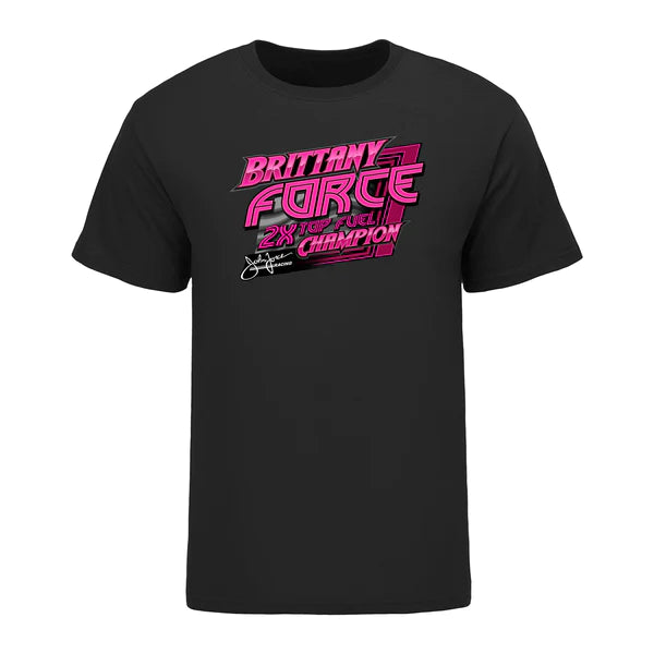 Brittany Force Tonal Pink Dragster T-Shirt