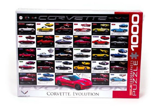 Corvette Evolution Jigsaw Puzzle
