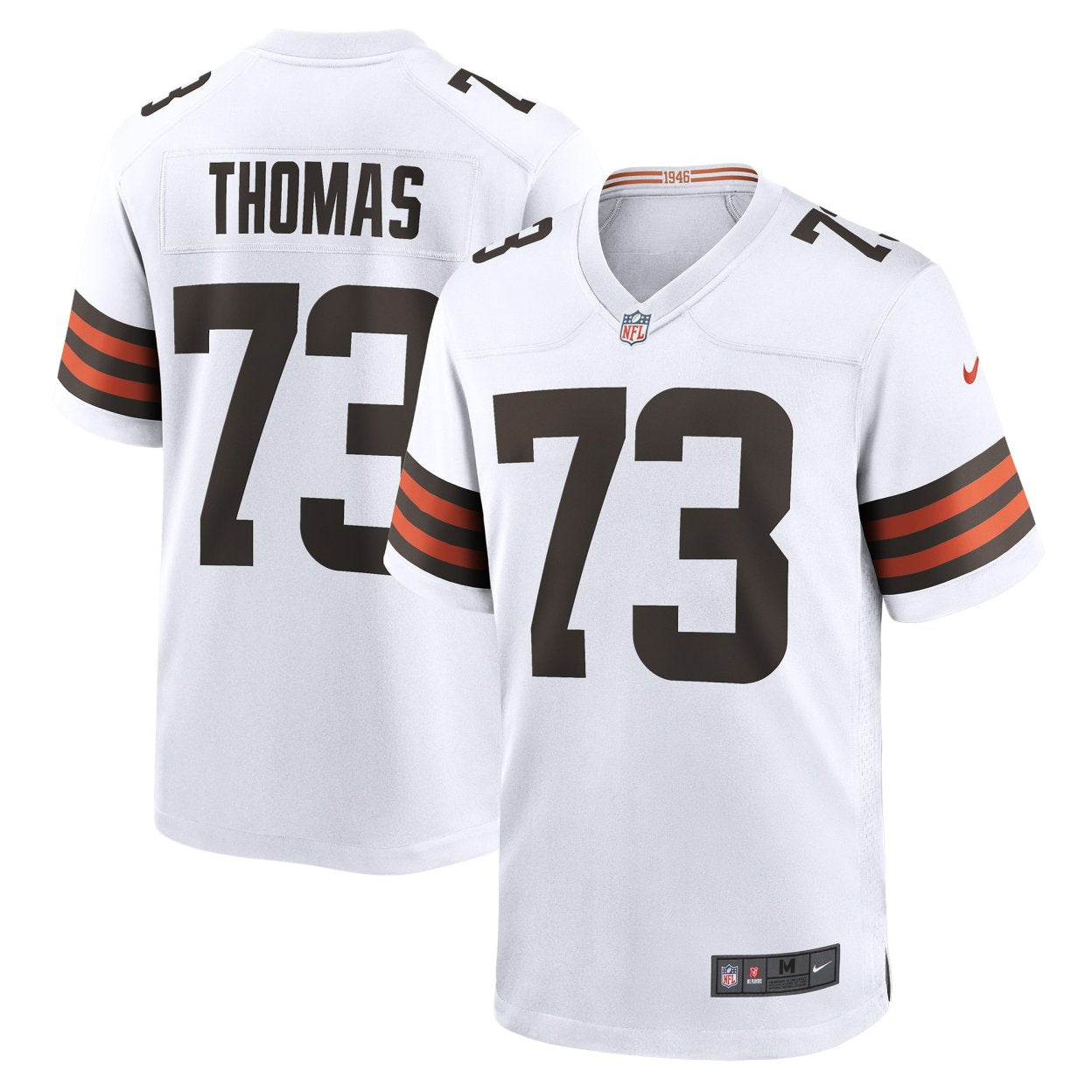 Joe Thomas Cleveland Browns Retired Game Player Jersey - White