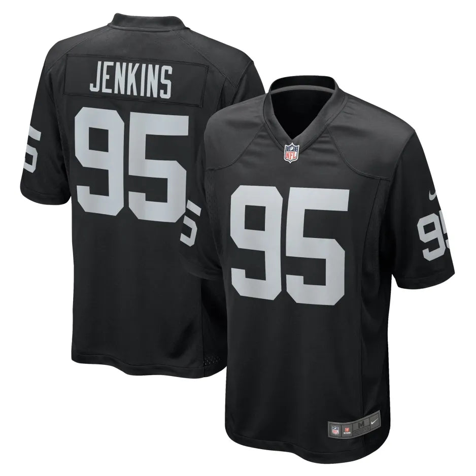 John Jenkins Las Vegas Raiders Game Jersey - Black