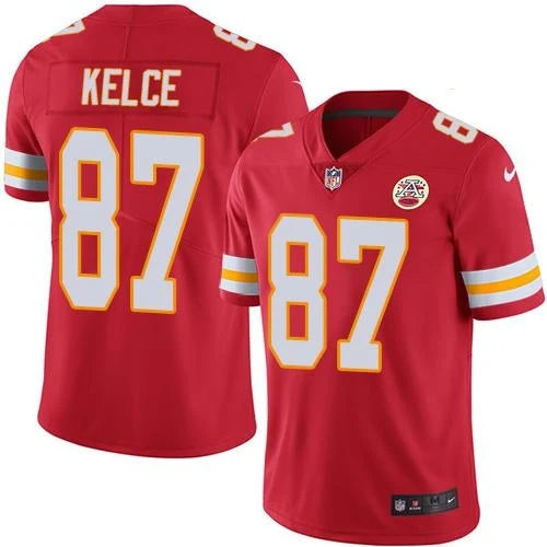 Travis Kelce Kansas City Chiefs Game Jersey - Red