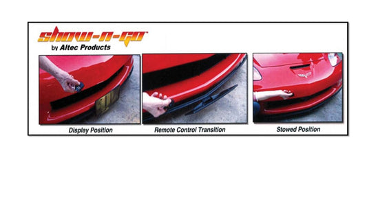 06-13 Z06/GS Remote Show-N-Go Front License Plate Holder