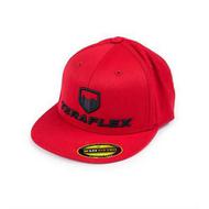 TeraFlex Premium FlexFit Flat Visor Hat - Red