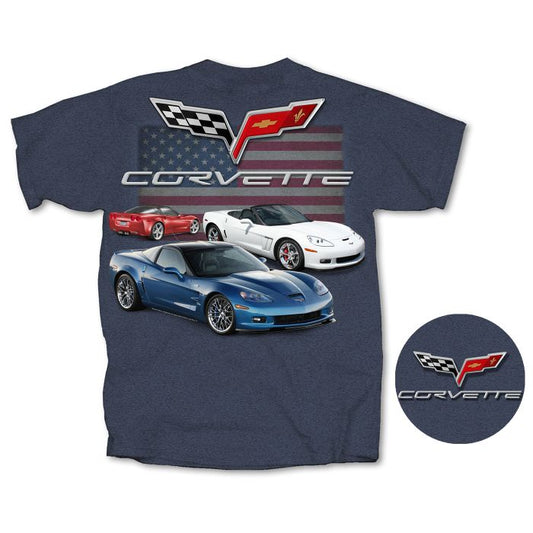 C6 Corvette American T-shirt