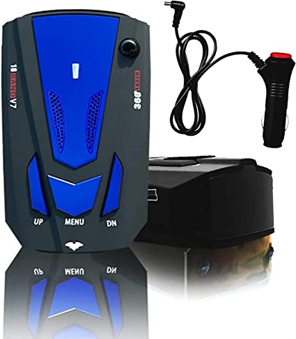 LORVINT - Newly Radar Detector, Driving Aids with Mute Memory, City/Highway Mode, Long Range Detection, Led Display, Ideal Gift for Cars V