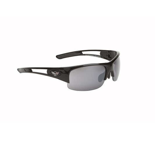 C5 Corvette Gloss Black Rimless Sunglasses (Rx Capable)